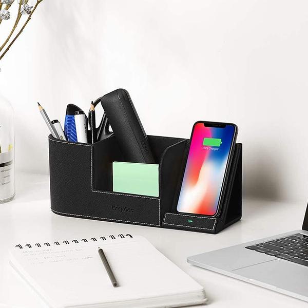 Канцелярский органайзер EasyAcc с беспроводной зарядкой | iG-store