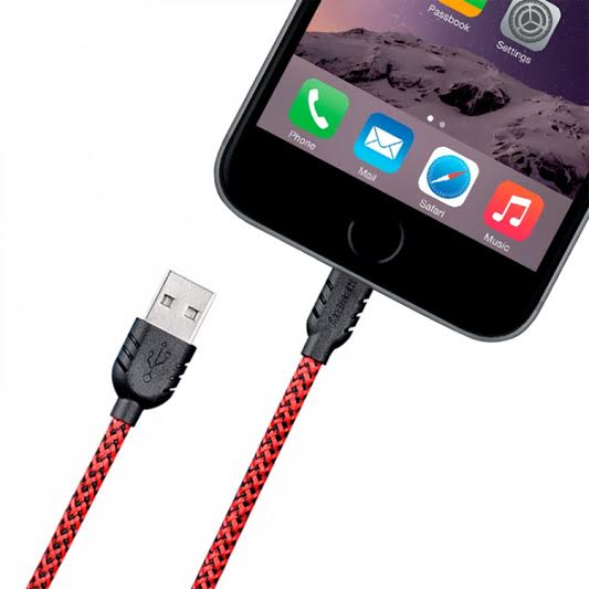 Прочный кабель в нейлоновой оплетке Remax Nylon Cable для iOS