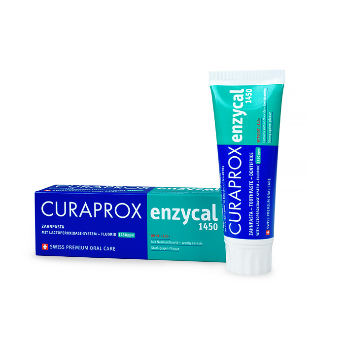 Зубная паста Enzycal 1450 от Curaprox c природными ферментами