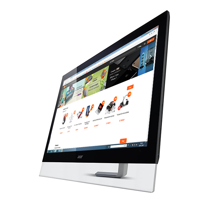Сенсорный монитор Acer T272HUL с диагональю 27 дюймов