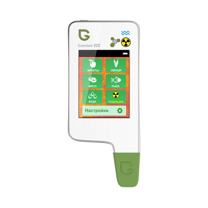 Тестер Greentest Eco 5 — измеряет радиационный фон, жесткость воды и содержание нитратов в продуктах