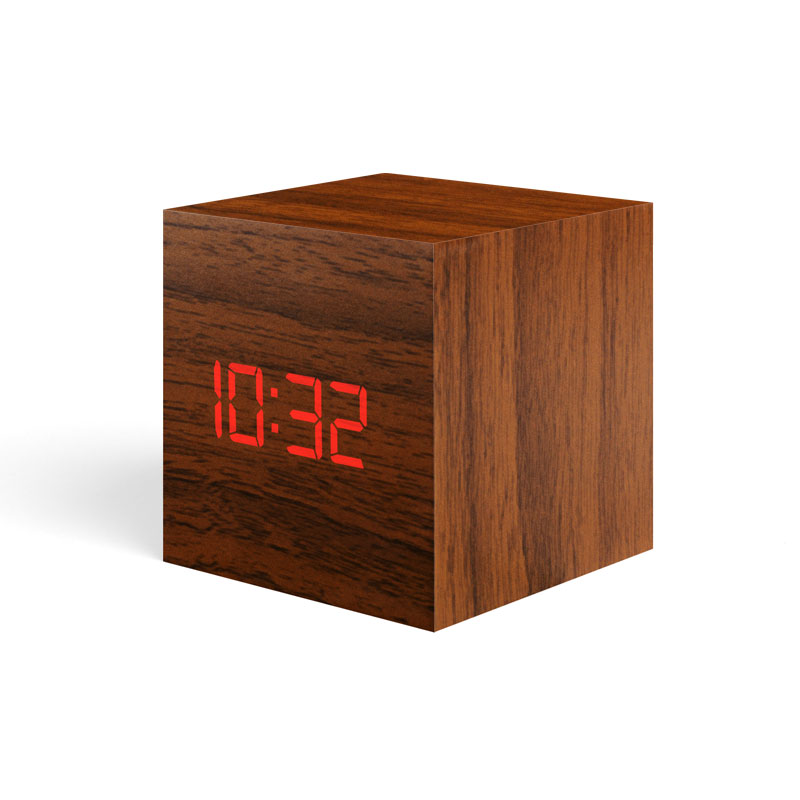 Настольные часы с «умным» будильником и термометром Gingko Click Clock