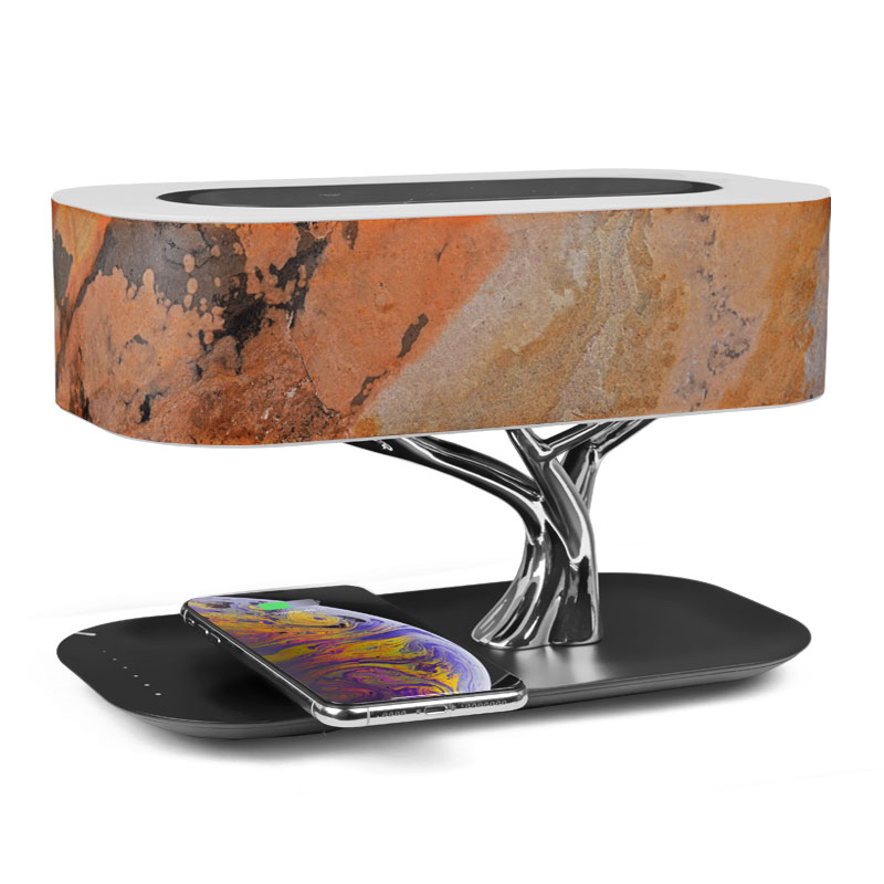 Многофункциональный светильник HomeTree Light Stone Edition с отделкой из натурального камня