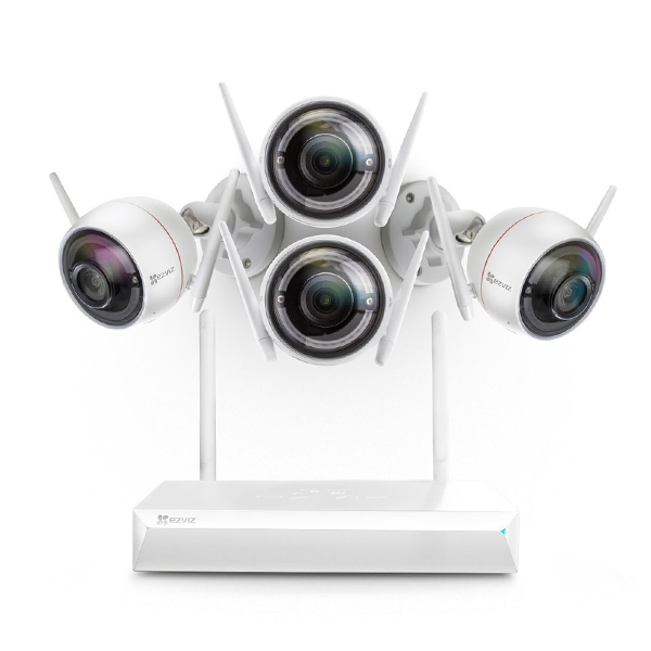 Набор для видеонаблюдения ezWireLess Kit: четыре Wi-Fi-камеры и хранилище Vault Live на 1 TB