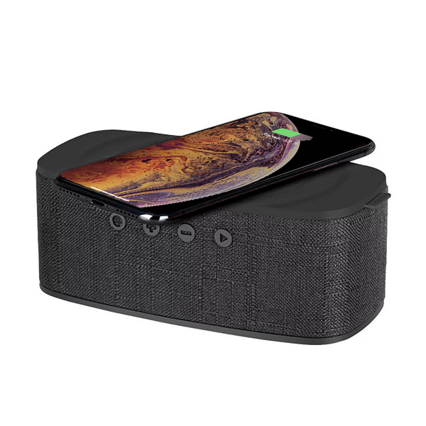 Портативная акустика Momax Q.Zonic Speaker с беспроводной зарядкой