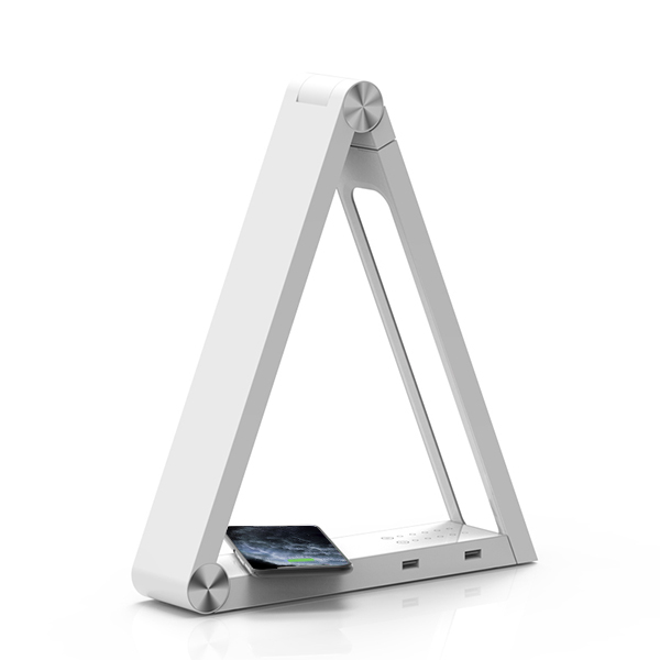Дизайнерская лампа со встроенной беспроводной зарядкой Triangle LED