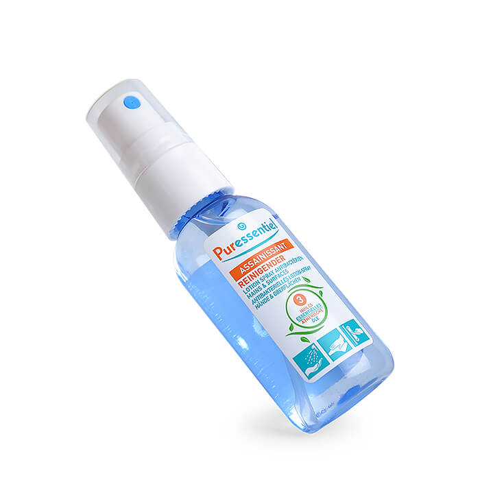 Швейцарский антисептический спрей для рук Puressentiel Purifying с натуральными эфирными маслами