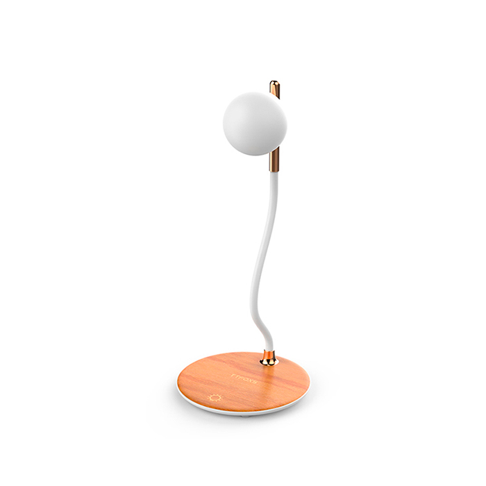 Дизайнерский мини-светильник Soft Silicone c платформой беспроводной зарядки 