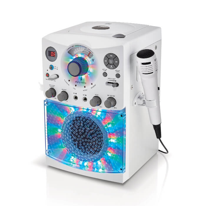 Караоке-система Singing Machine с функцией записи вокала и светомузыкой Disco LED