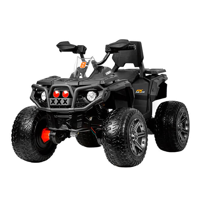 Детский квадроцикл Rivertoys K111KK с полным приводом 4WD, мягкой подвеской и мультимедийной системой