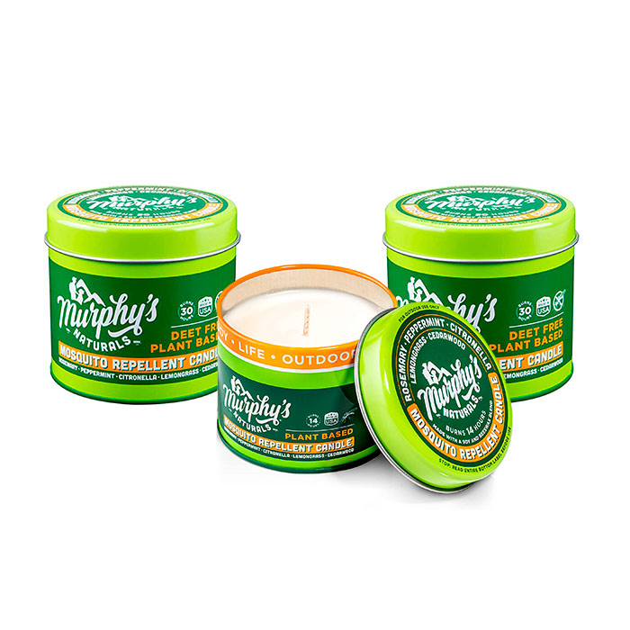 Набор свечей с репеллентом от комаров Murphy's Naturals, 3 шт.