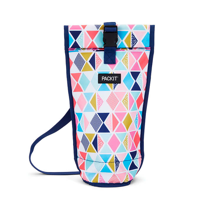 Компактная термосумка для вина Freezable Wine Bag с ярким дизайном