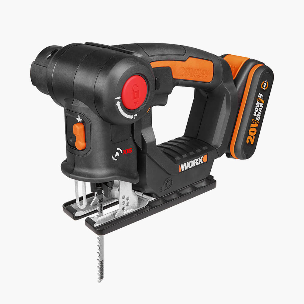Многофункциональная аккумуляторная пила WORX Axis WX550 для дерева, пластика и металла