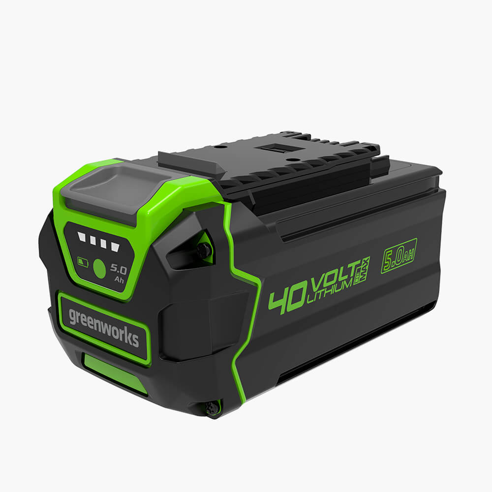 Фирменные литий-ионные аккумуляторы для линейки устройств Greenworks 40V с индикатором уровня заряда