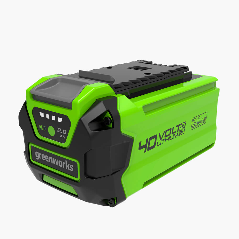 Фирменные литий-ионные аккумуляторы для линейки устройств Greenworks 40V с индикатором уровня заряда