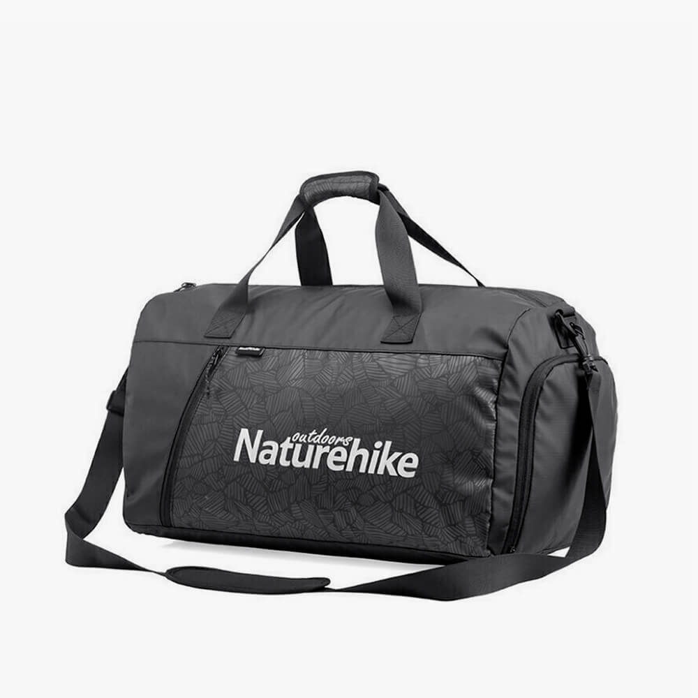 Стильная дорожная сумка Naturehike из особо прочного влагостойкого материала с застежками YKK и с водонепроницаемым карманом