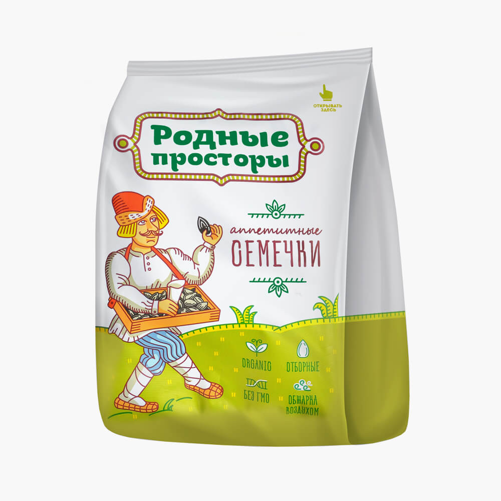 Отборные семечки воздушной обжарки «Родные просторы» «Аппетитные», 250 г