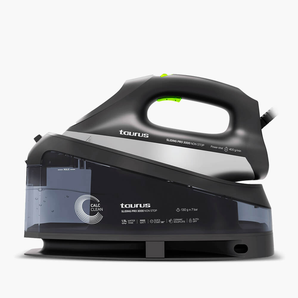 Паровая станция Taurus Sliding Pro 3000 с керамической подошвой и многоканальной системой подачи «сухого» пара Palmleaf