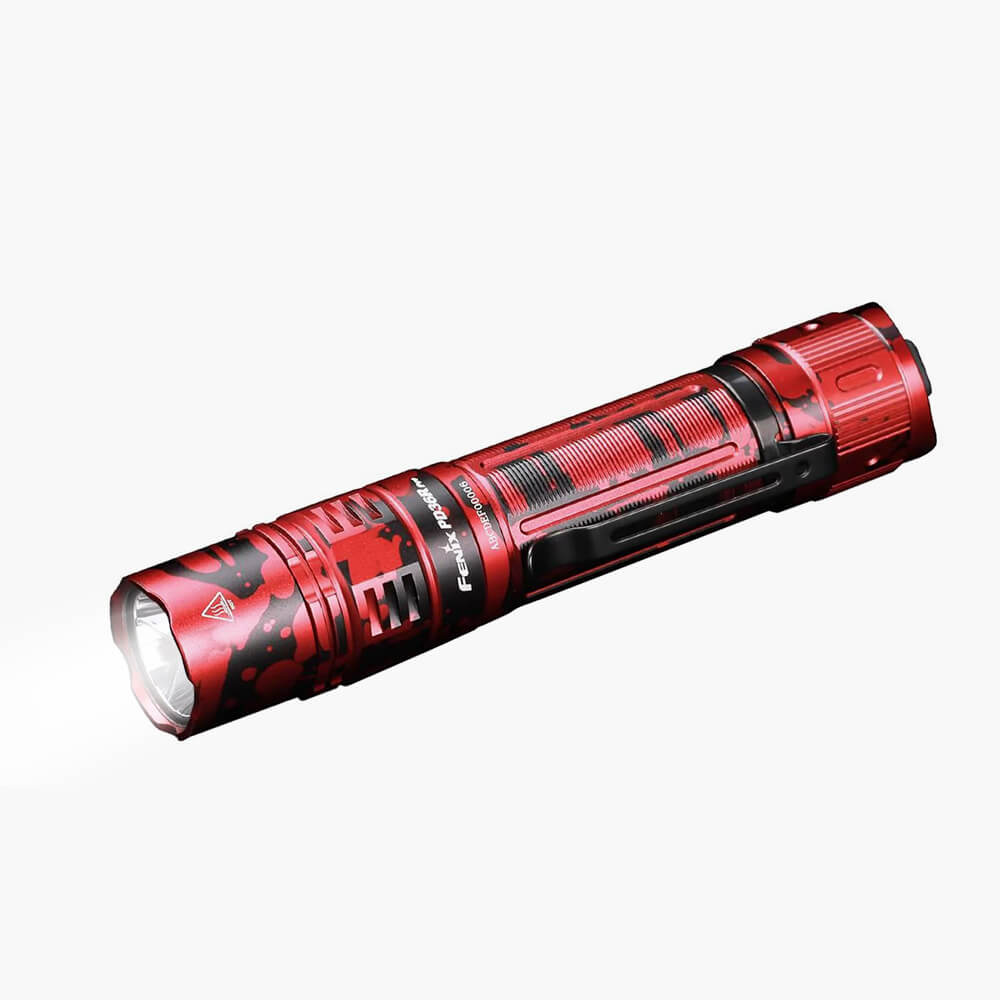 Компактный тактический противоударный фонарь Fenix PD36R Pro Red c 6 режимами работы, USB-подзарядкой и защитой от перегрева