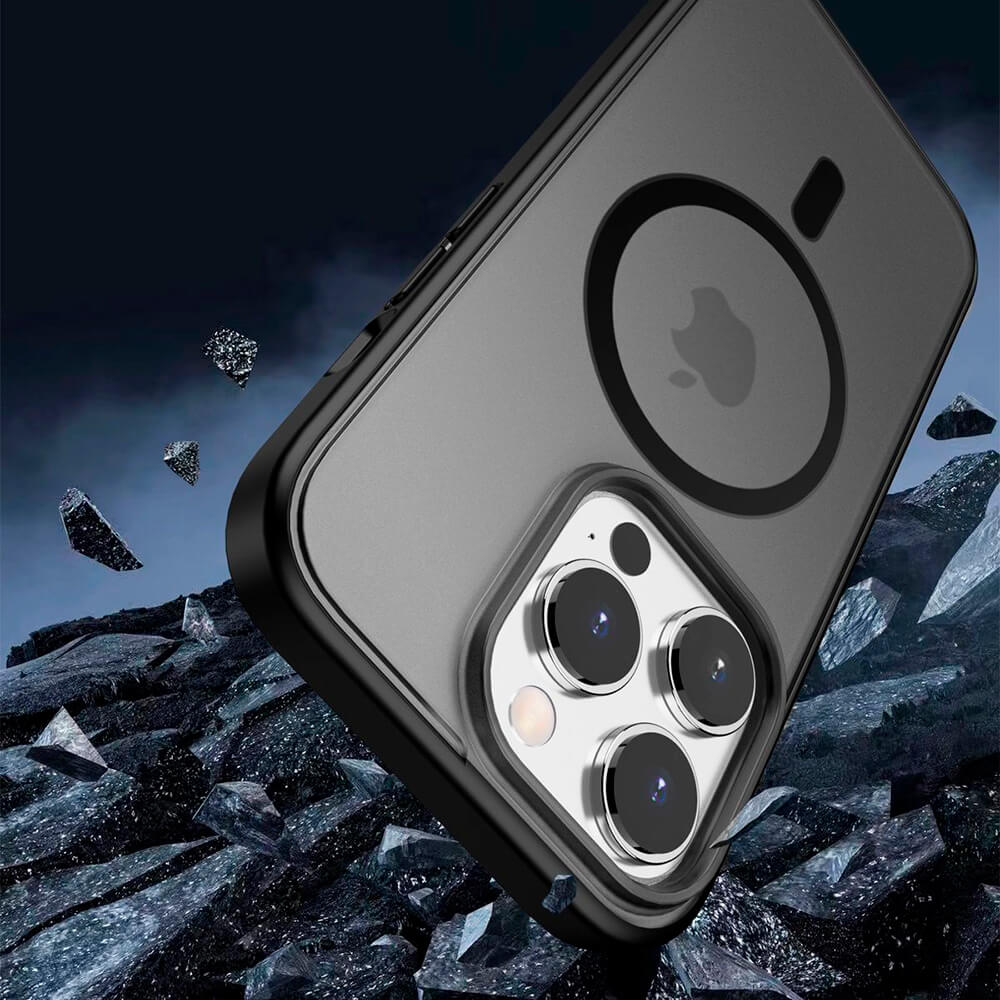 Усиленный защитный чехол Gurdini Shockproof MagSafe для iPhone