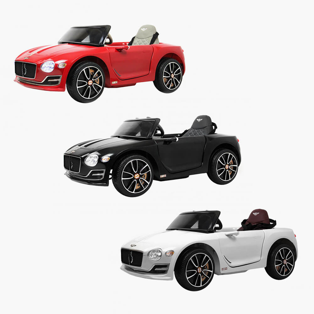 Детский электромобиль RiverToys EXP12 в дизайне Bentley с пультом управления, аудиосистемой и непрокалываемыми колесами
