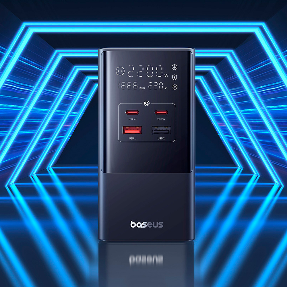 Сетевое зарядное устройство Baseus PowerCombo Tower Powerstrip