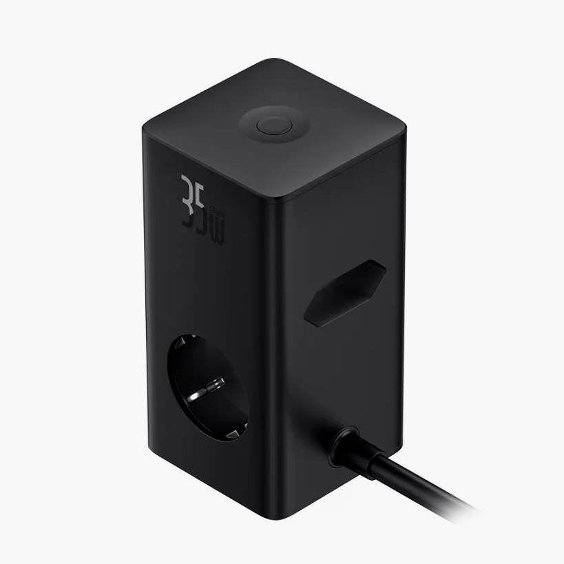 Сетевое зарядное устройство Baseus PowerCombo Tower Powerstrip