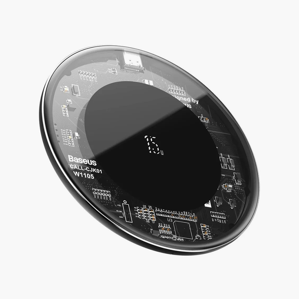 Беспроводная зарядная платформа Baseus SimpleWireless 15W с катушкой из бескислородной меди