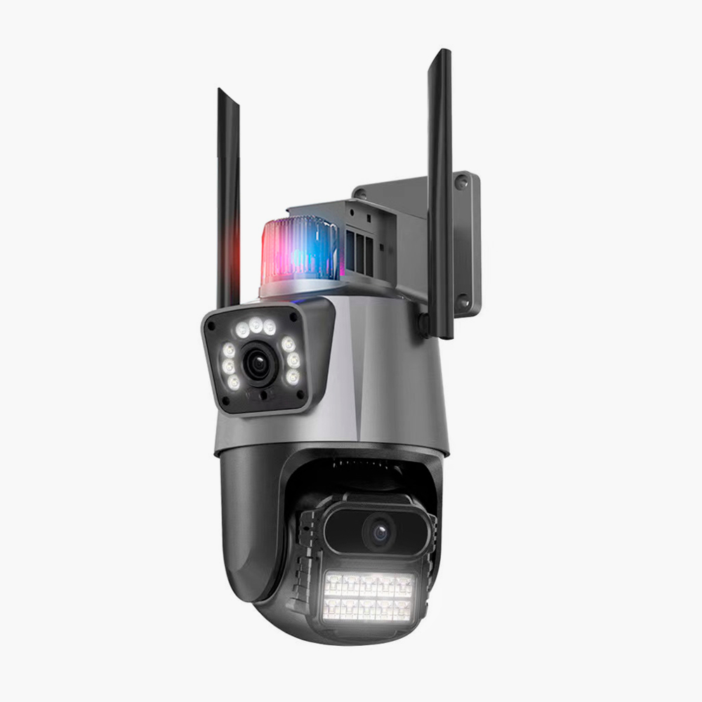 Панорамная охранная камера ABT Vision 360 с ночным режимом, 8-кратным зумом, распознаванием людей и аудиосвязью