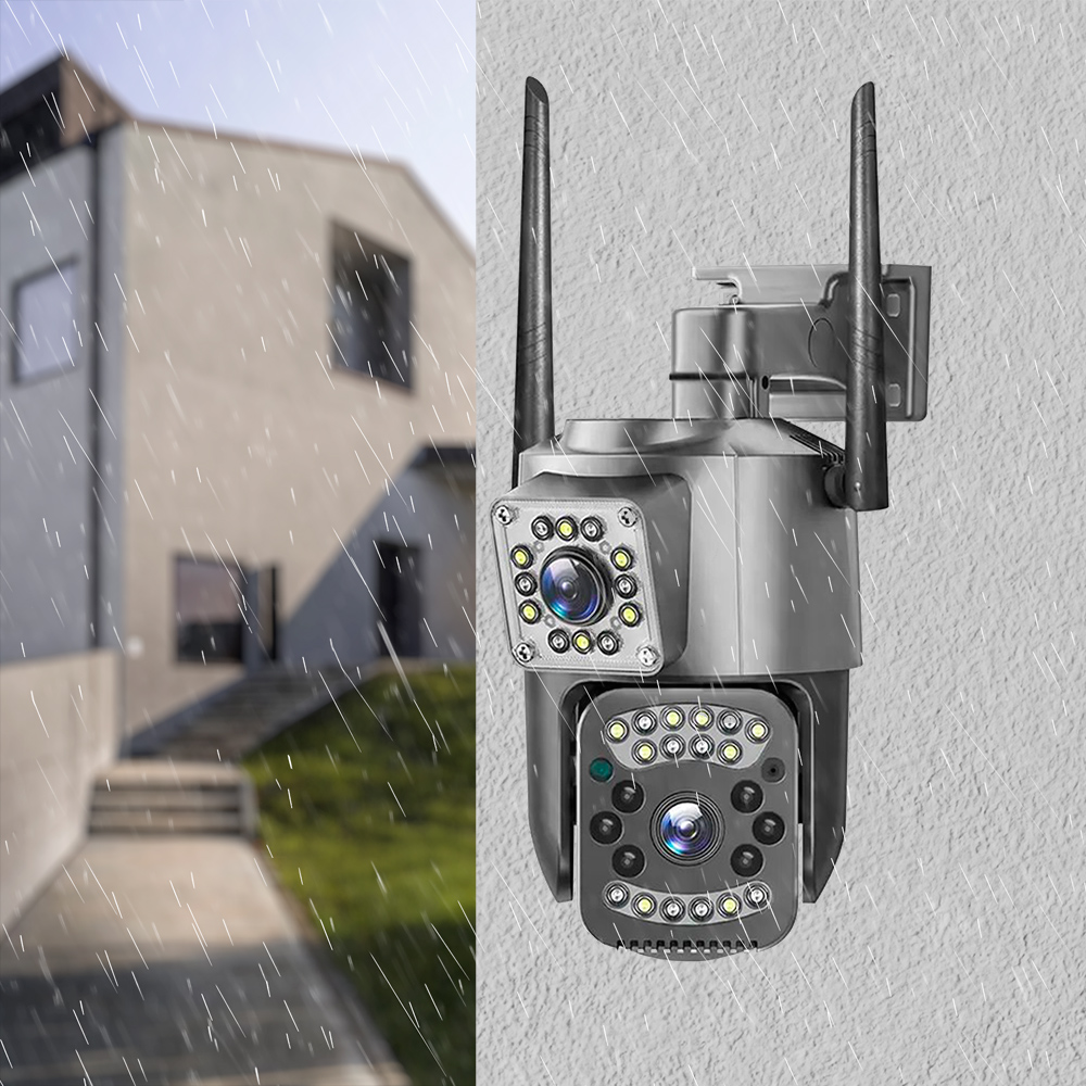 Панорамная 4G-камера ABT Smart Home с ночным режимом, распознаванием людей, двойной системой подключения и аудиосвязью