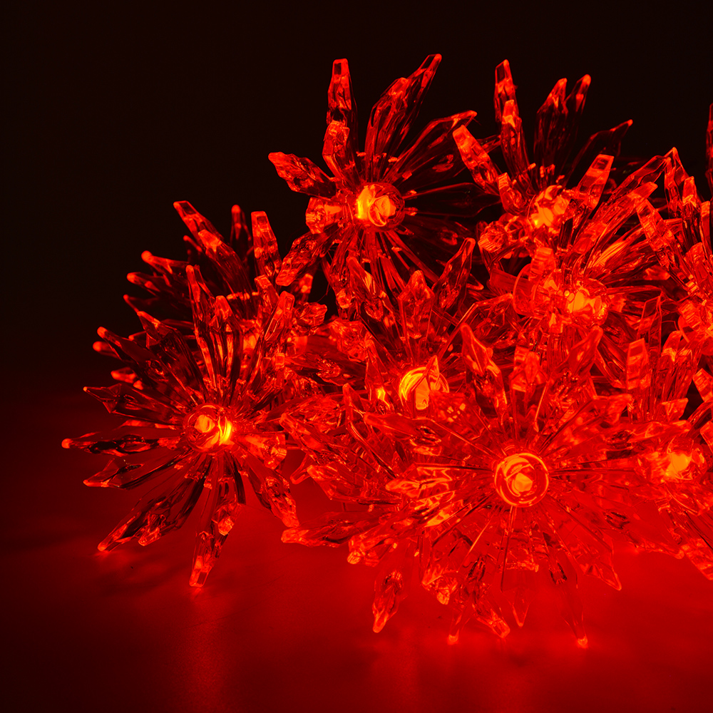 Новогодняя гирлянда «Цветы» с яркими светодиодами Neon-LED и модульной системой подключения, 8 м, цвета на выбор