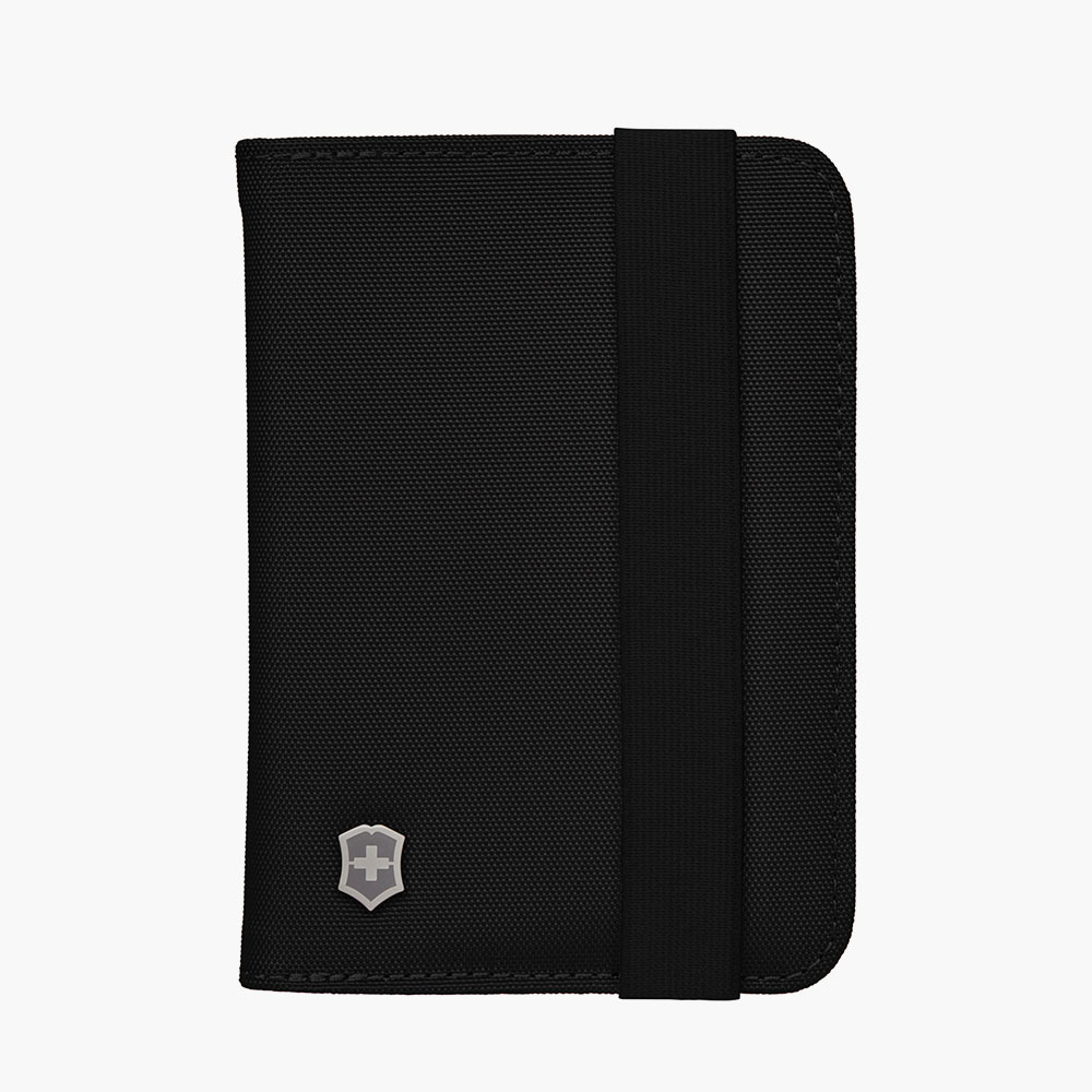 Швейцарская обложка-органайзер для паспорта Victorinox Travel 5.0 Passport с RFID-защитой и отделениями для карт и наличных