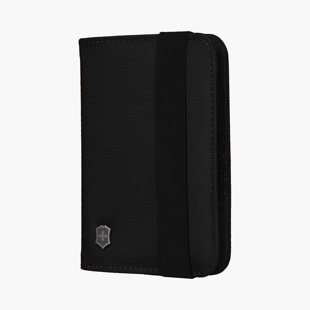 Швейцарская обложка-органайзер для паспорта Victorinox Travel 5.0 Passport с RFID-защитой и отделениями для карт и наличных