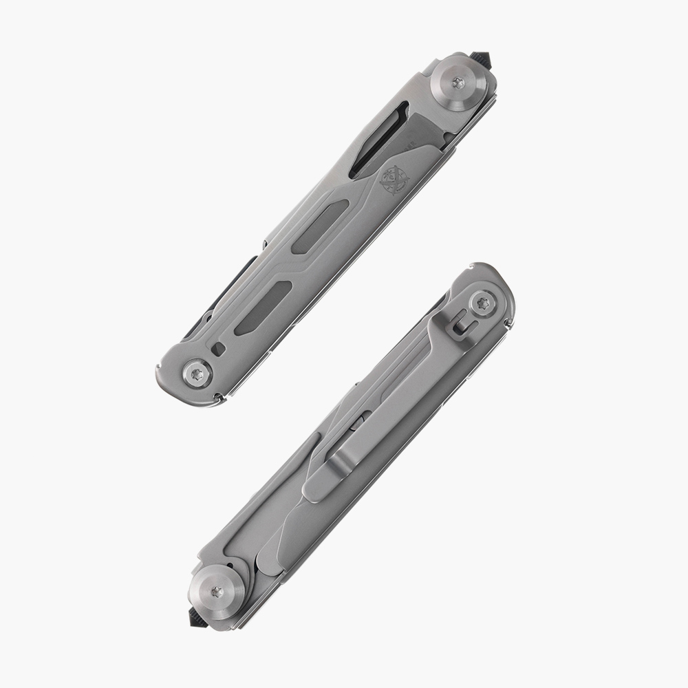 Перочинный нож-мультитул Stinger FK-GHK6B-P03 из нержавеющей стали 440A с ножницами, пилой, открывалкой и замком Liner Lock