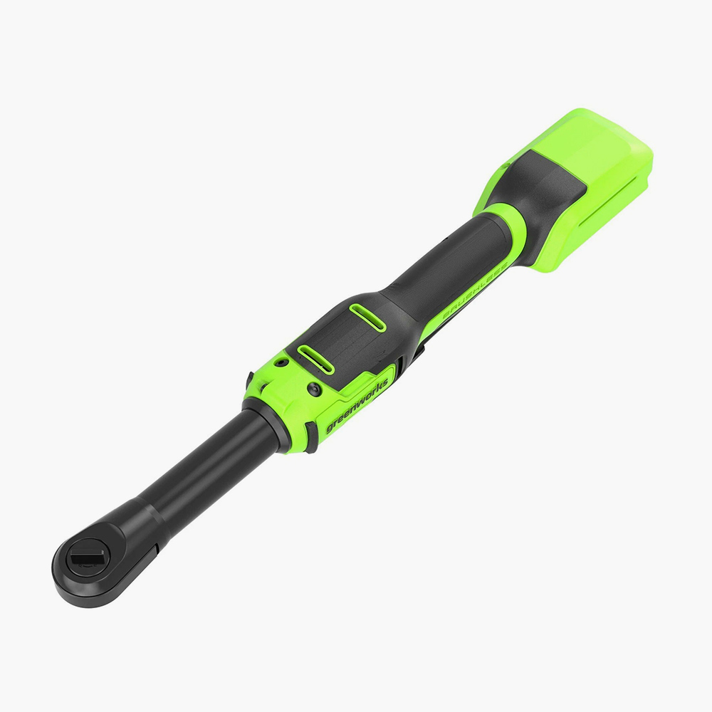 Аккумуляторный гайковерт-трещотка Greenworks GD24RWX с бесщеточным двигателем DigiPRO и бесступенчатой регулировкой мощности