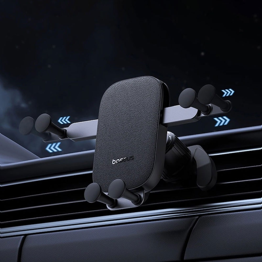 Автомобильный держатель для смартфонов и планшетов Baseus UltraControl с автозажимом SmartLock и 3D-шарниром