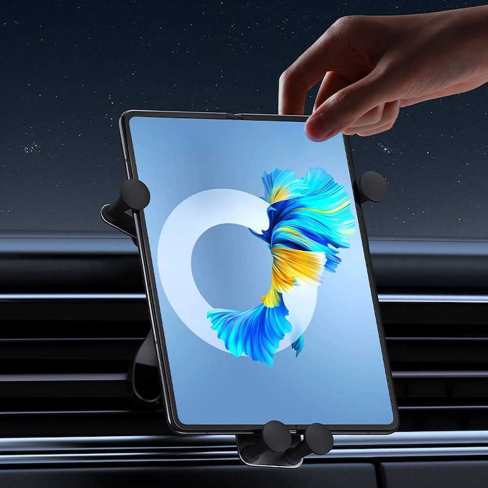 Автомобильный держатель для смартфонов и планшетов Baseus UltraControl с автозажимом SmartLock и 3D-шарниром