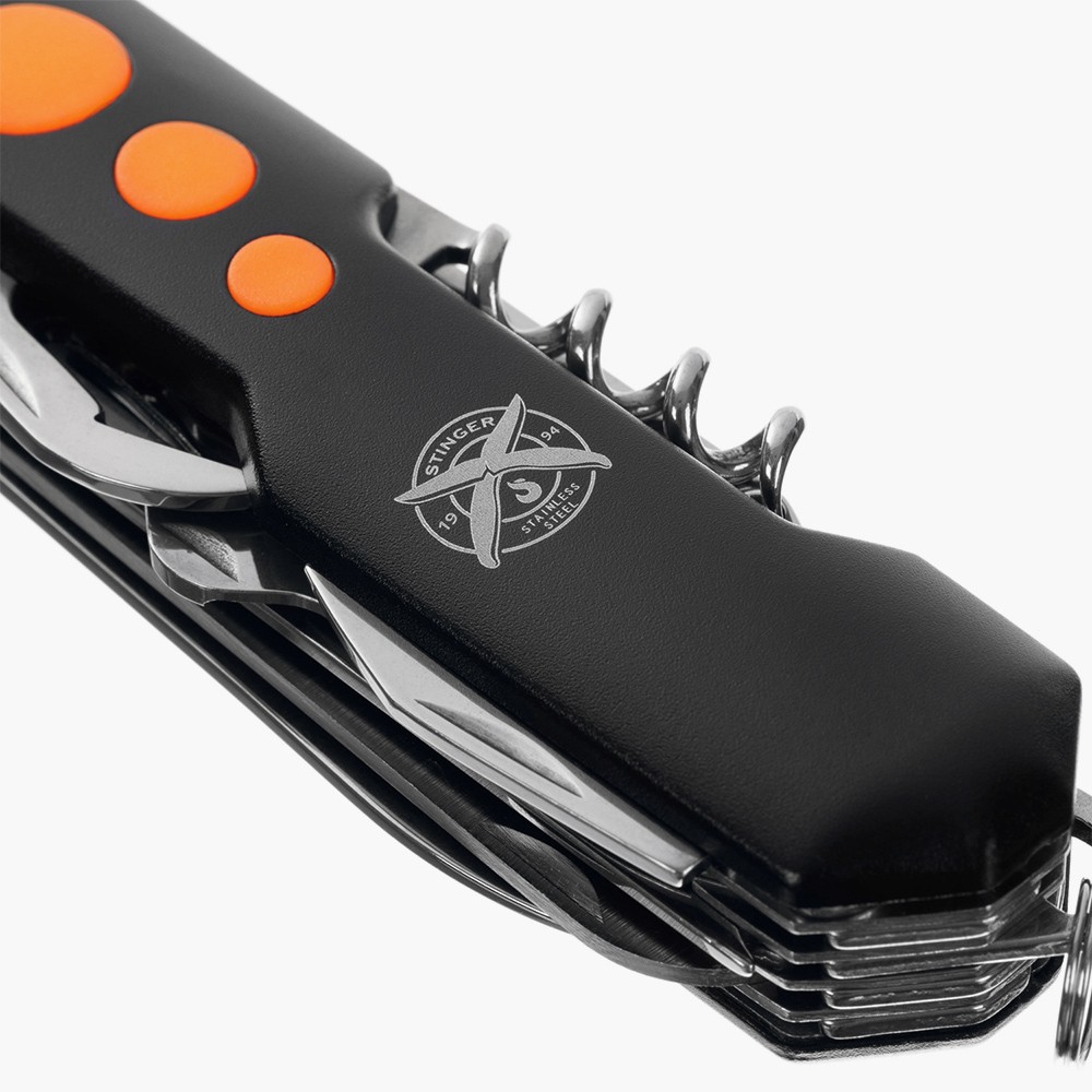 Перочинный нож-мультитул Stinger 15 Mini из нержавеющей стали SS420