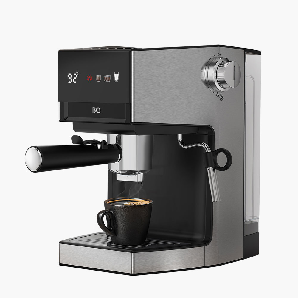 Кофеварка BQ CM3003 для капсульного и молотого кофе с капучинатором и итальянской помпой ULKA