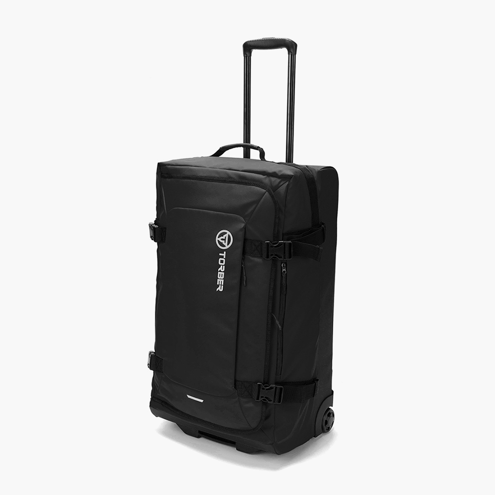 Дорожная сумка-чемодан Torber Mobi T1809BL из водоотталкивающей ткани 900D с системой хранения багажа EasyTravel