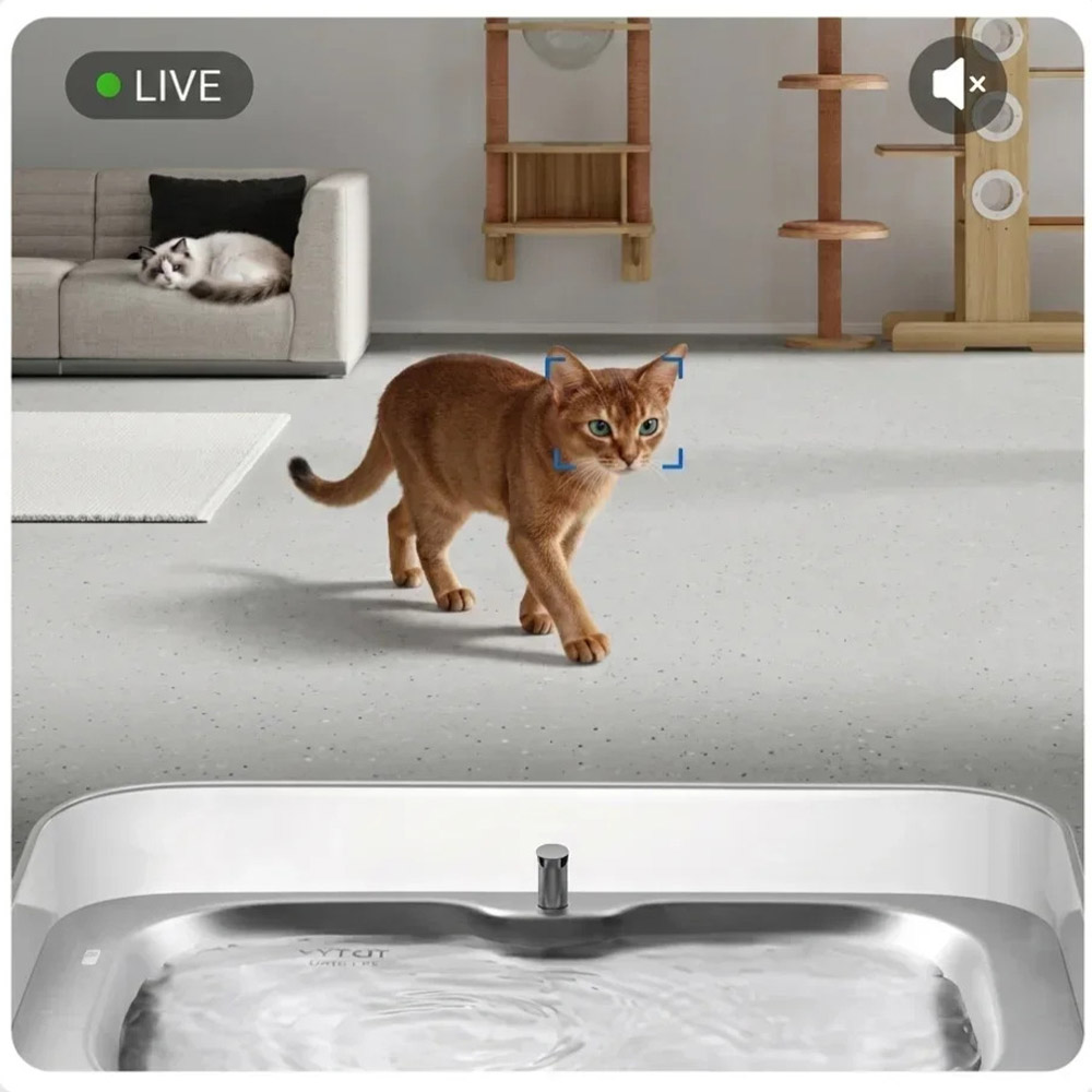Умная поилка PETKIT Eversweet Ultra с AI-камерой - свежая вода и наблюдение за питьевыми привычками питомца