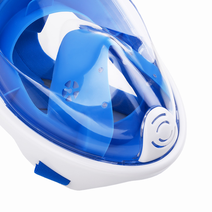 Маска-шлем для плавания под водой Deluxe snorkeling mask с креплением для экшн-камеры